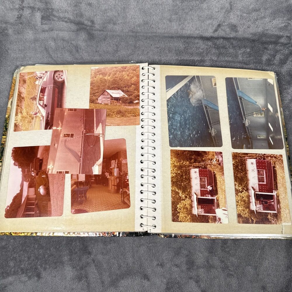 Vintage Family Photo Album 1980s Snapshots Vacation Prom Scrapbook